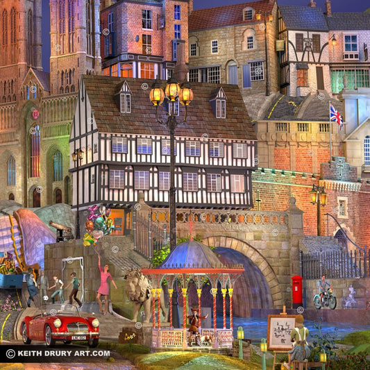 Lincoln Boulevard Canvas edition