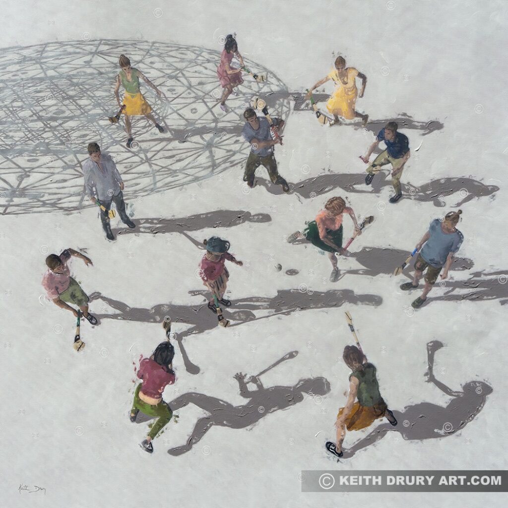 Let's Play Hurley (Camogie)Canvas