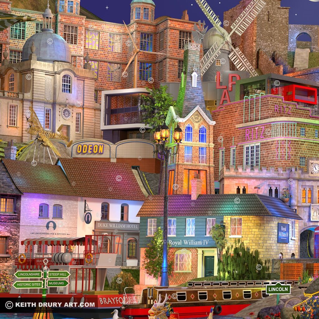 Lincoln Boulevard Canvas edition