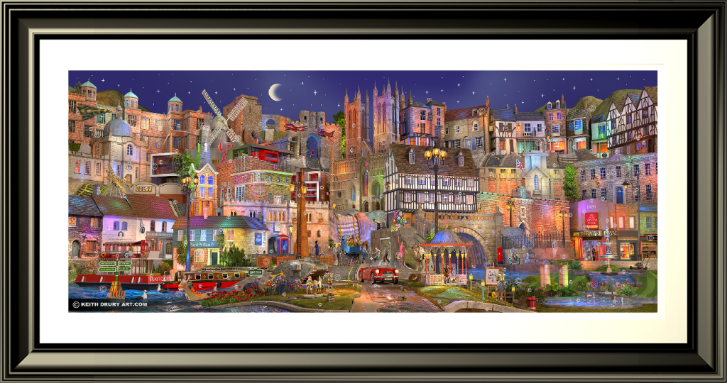 Lincoln Boulevard Canvas edition