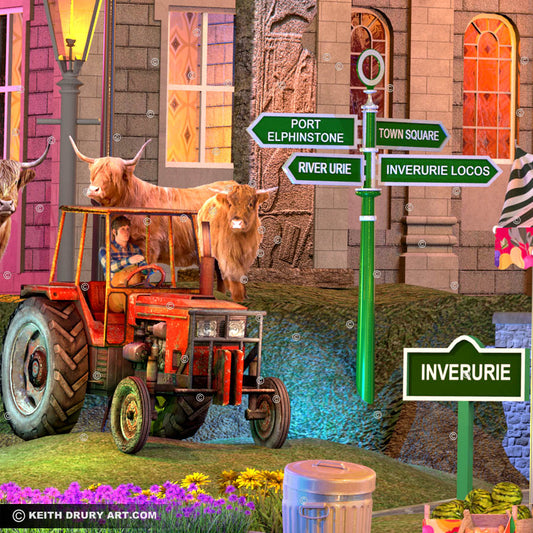 Inverurie Way Canvas Edition