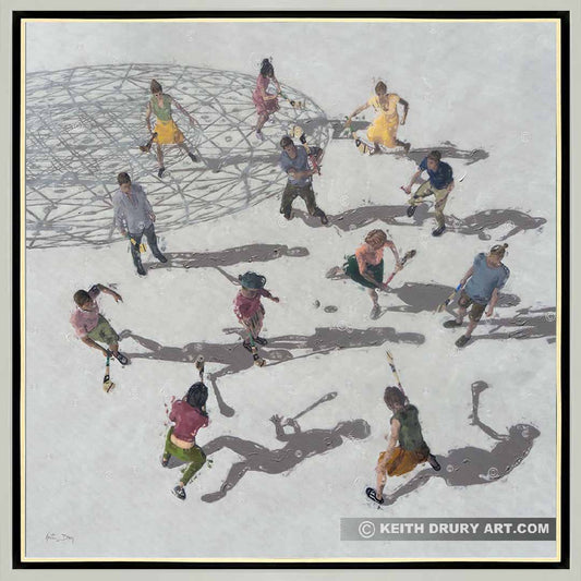 Let's Play Hurley (Camogie)Canvas