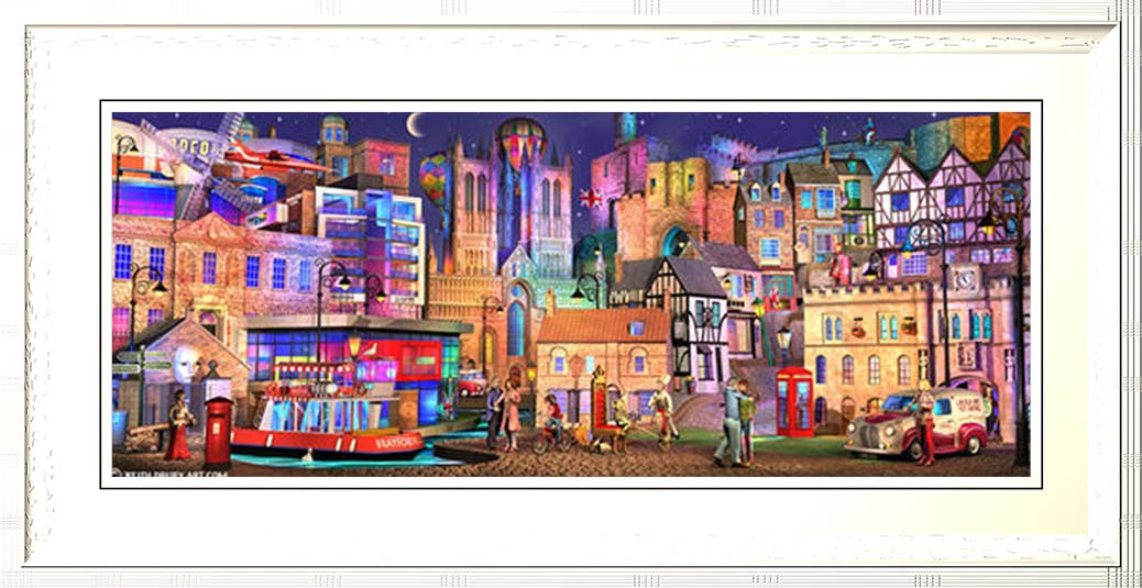 Lincoln Way On Canvas