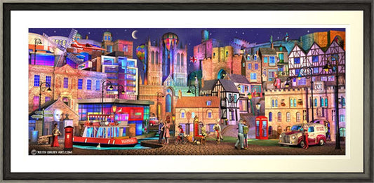 Lincoln Way On Canvas