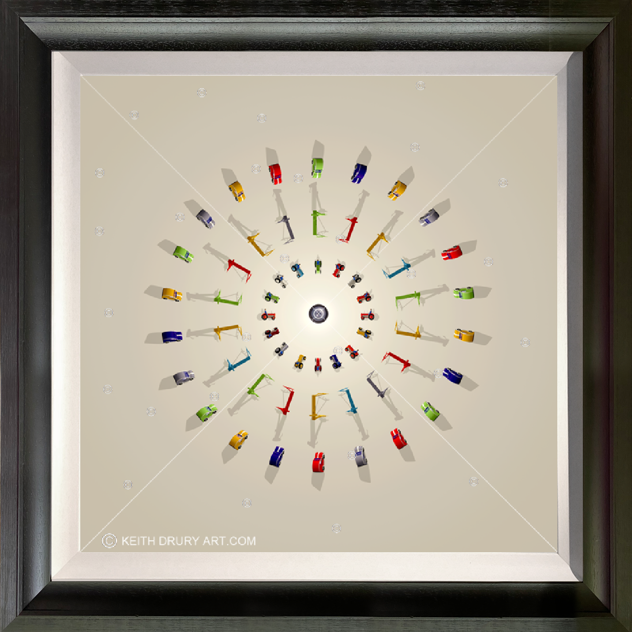 Concentric - Machines of Belfast Canvas Edition