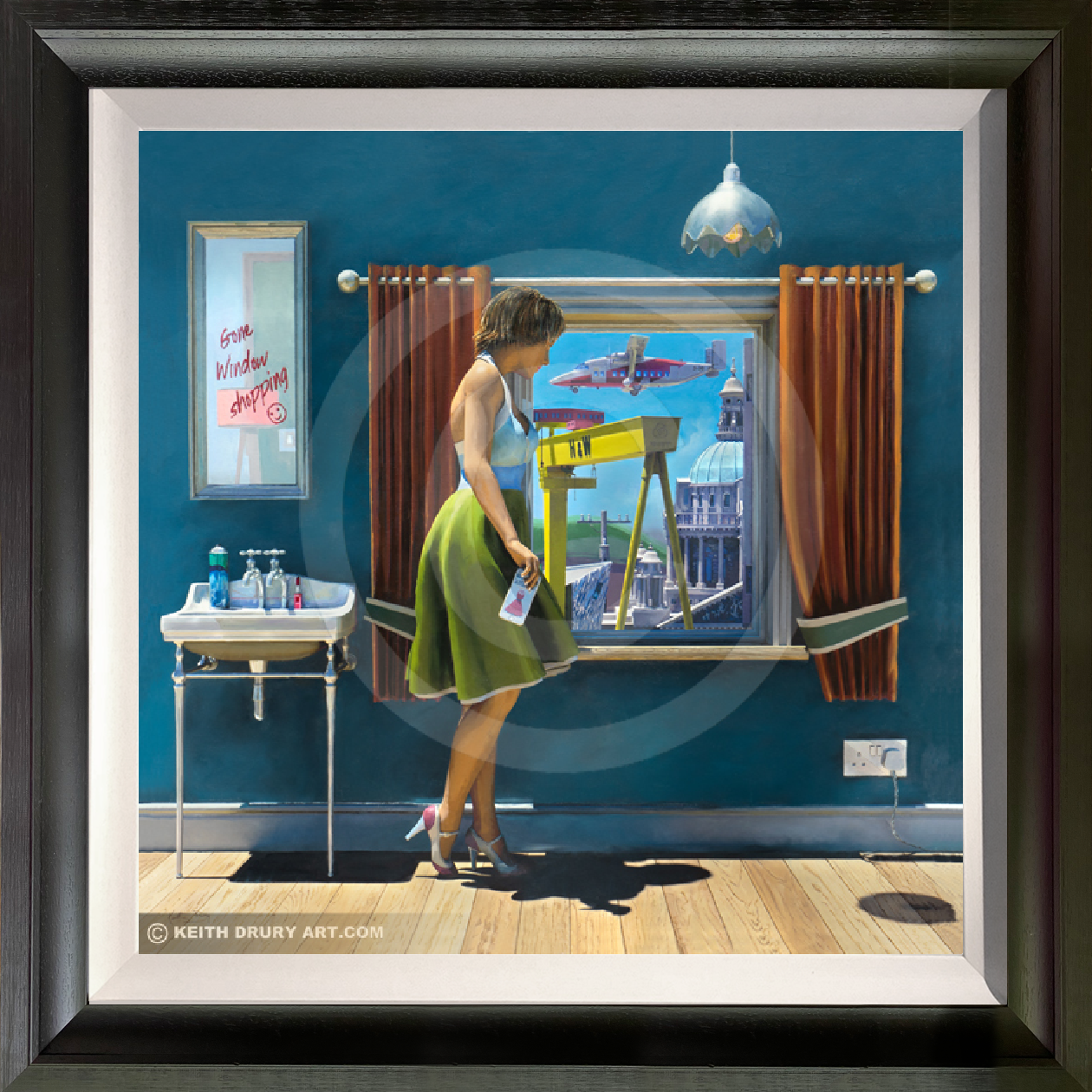 The Washroom Window (Canvas Edition)
