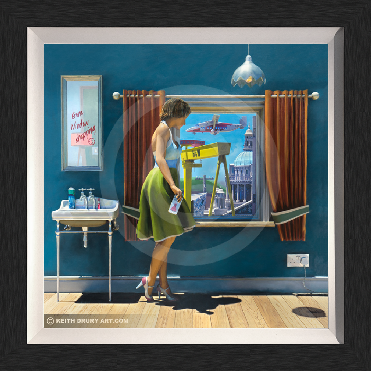 The Washroom Window (Canvas Edition)