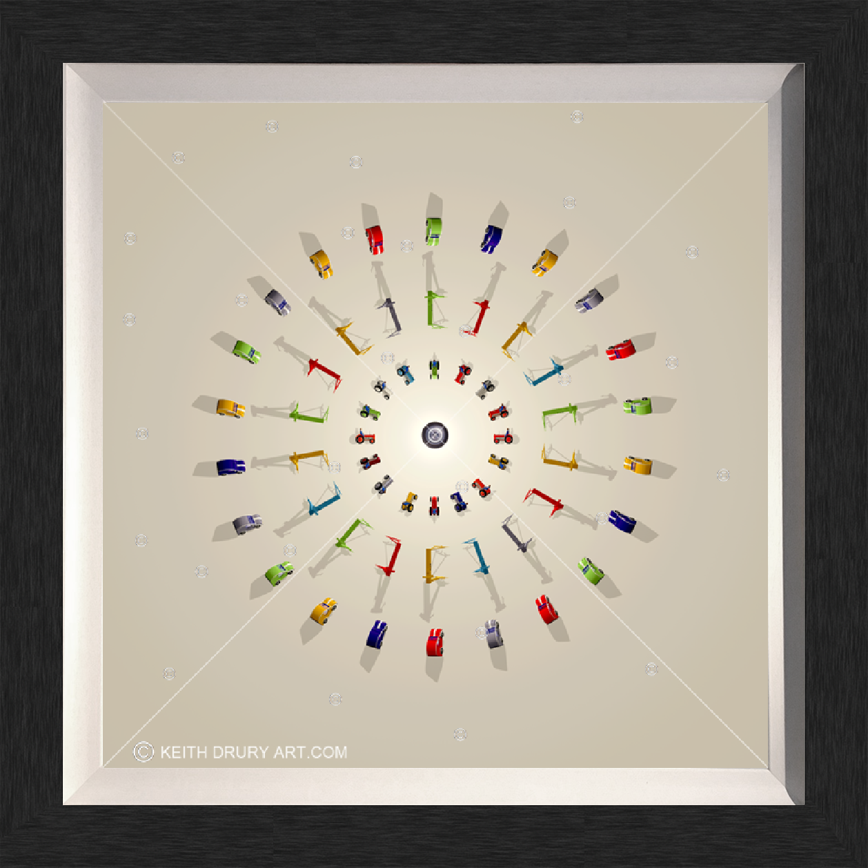 Concentric - Machines of Belfast Canvas Edition