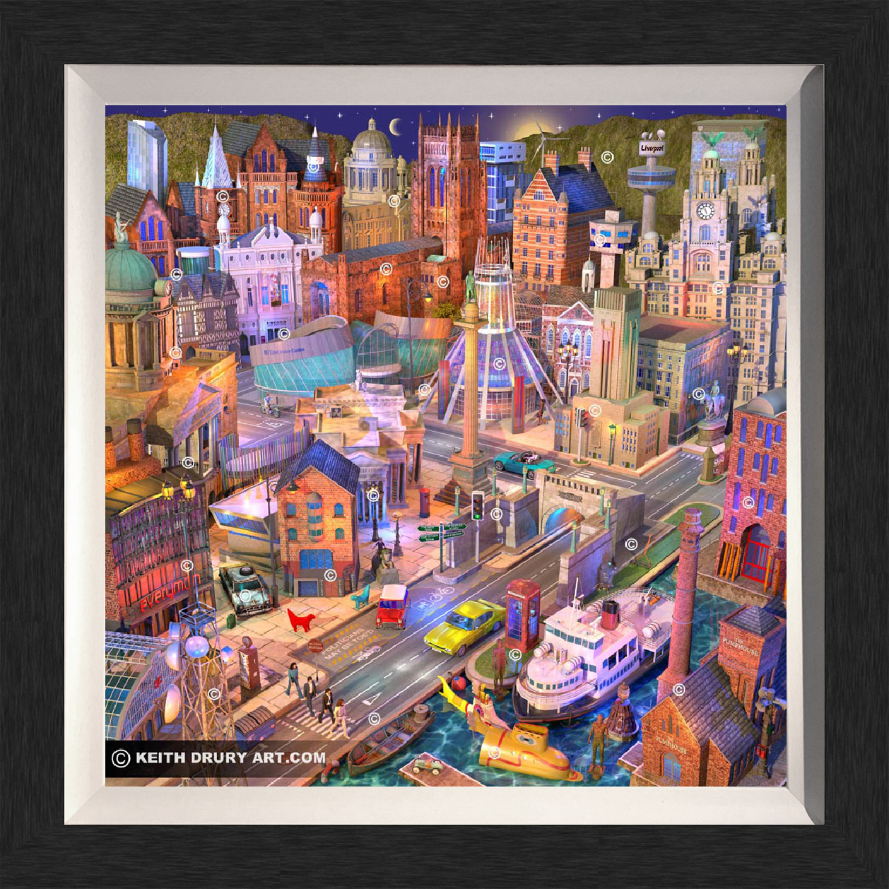 Liverpool Moondance - Canvas Edition