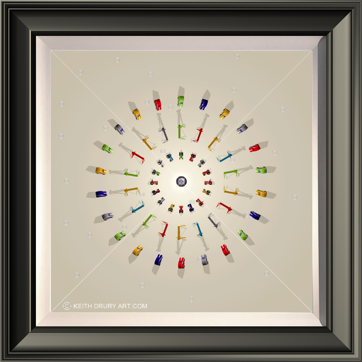 Concentric - Machines of Belfast Canvas Edition