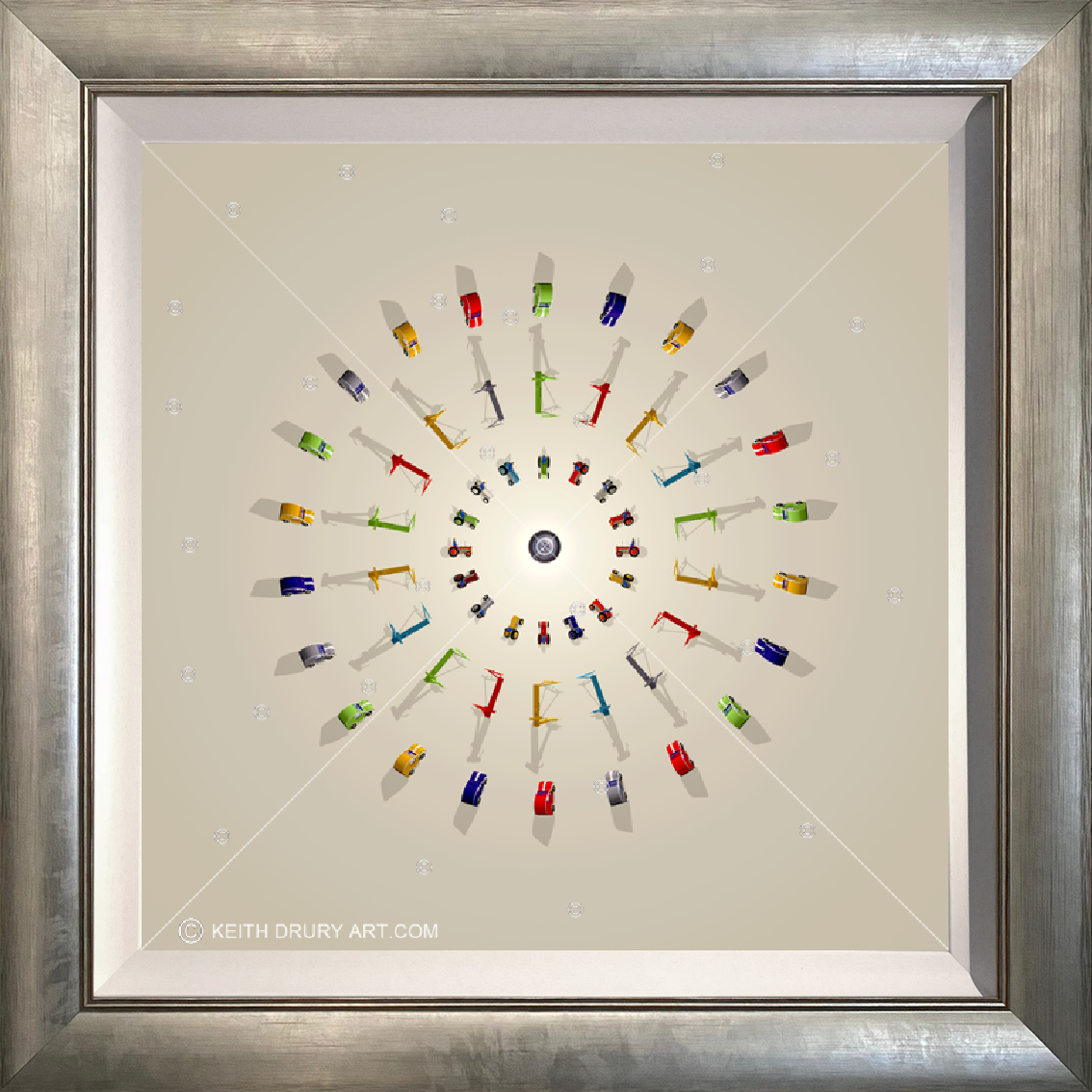 Concentric - Machines of Belfast Canvas Edition