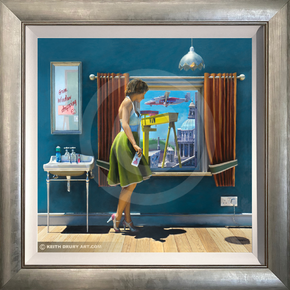 The Washroom Window (Canvas Edition)