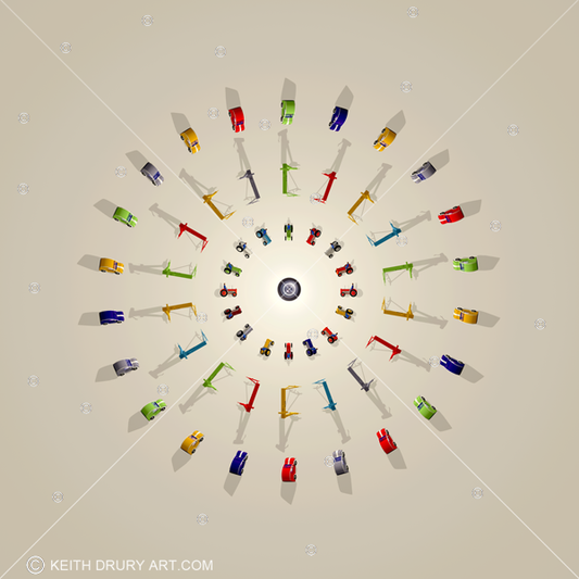 Concentric - Machines of Belfast Canvas Edition