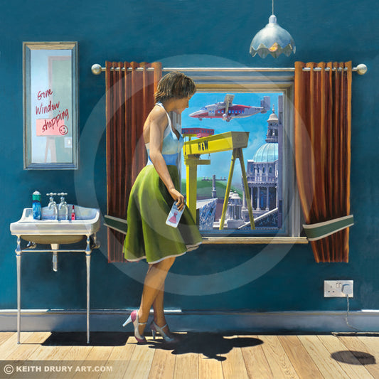 The Washroom Window (Canvas Edition)