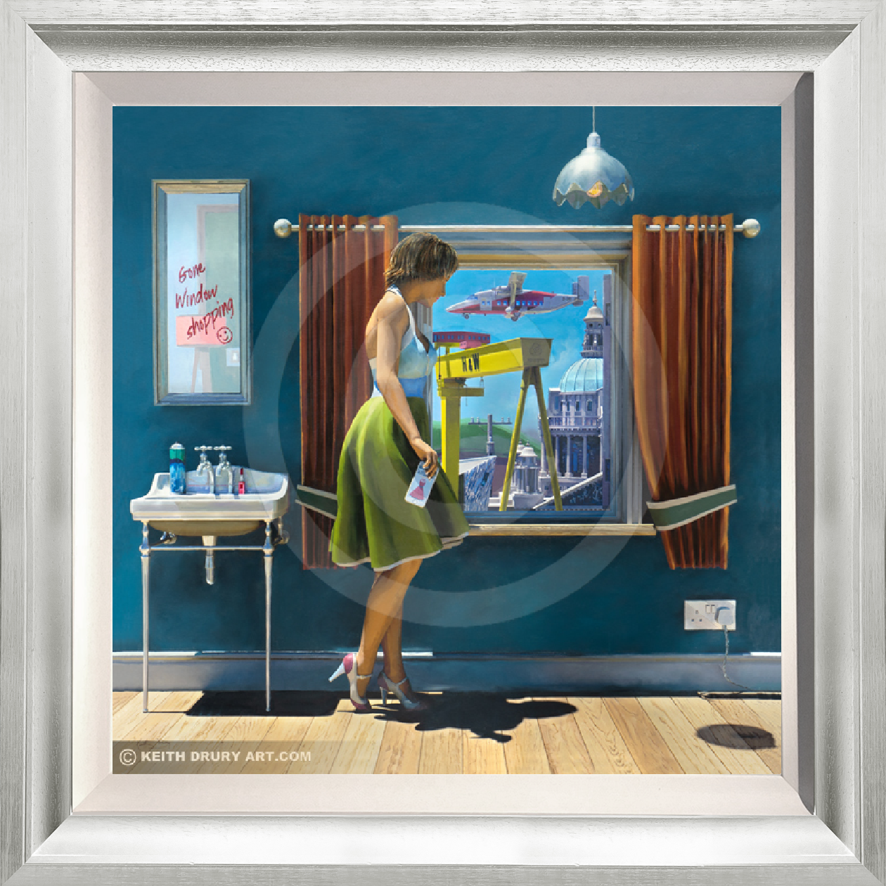 The Washroom Window (Canvas Edition)