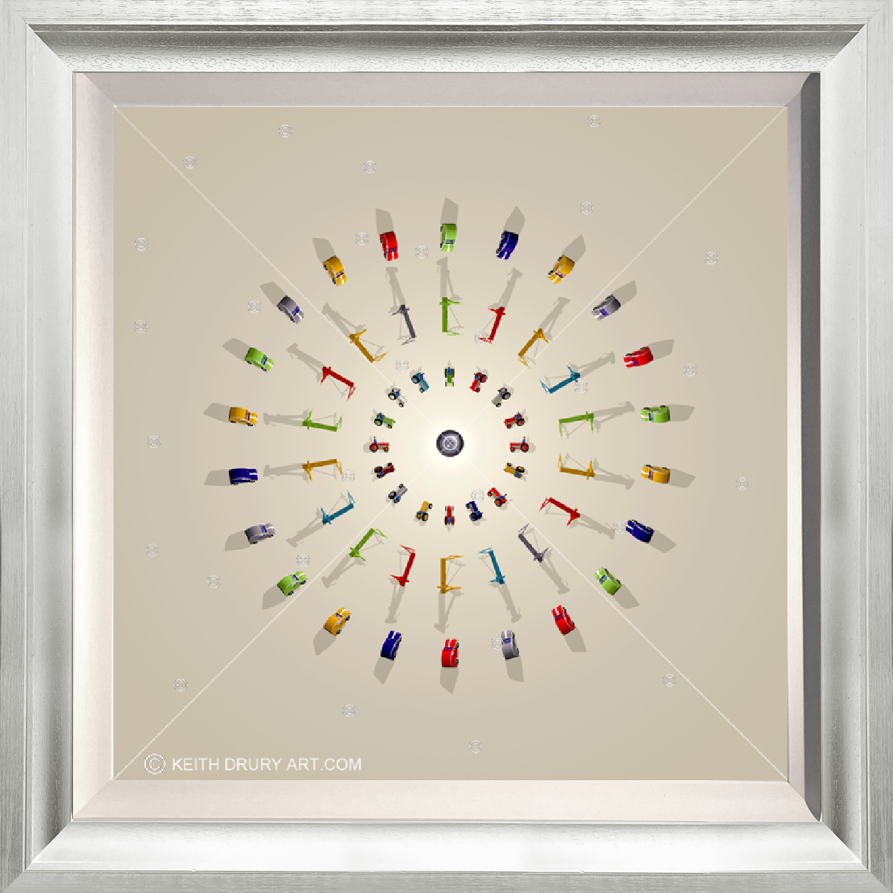 Concentric - Machines of Belfast Canvas Edition