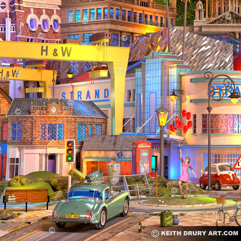 Keith Drury Art World’s most colourful art. Taking the UK by storm.