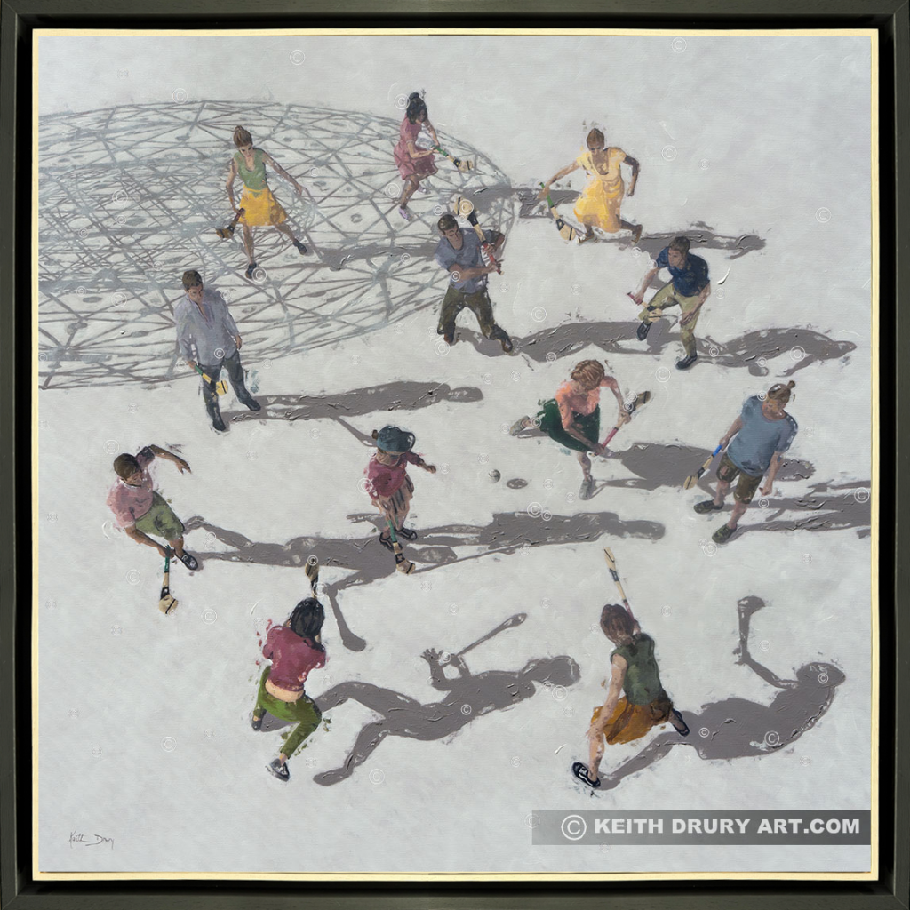 Let's Play Hurley (Camogie)Canvas