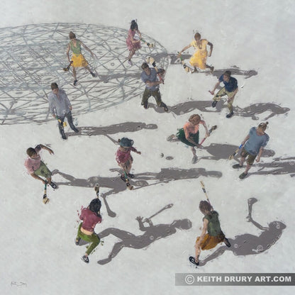 Let's Play Hurley (Camogie)Canvas