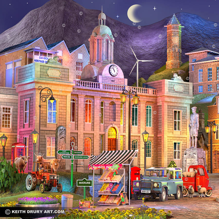Inverurie Way Canvas Edition