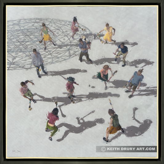 Let's Play Hurley (Camogie) Canvas