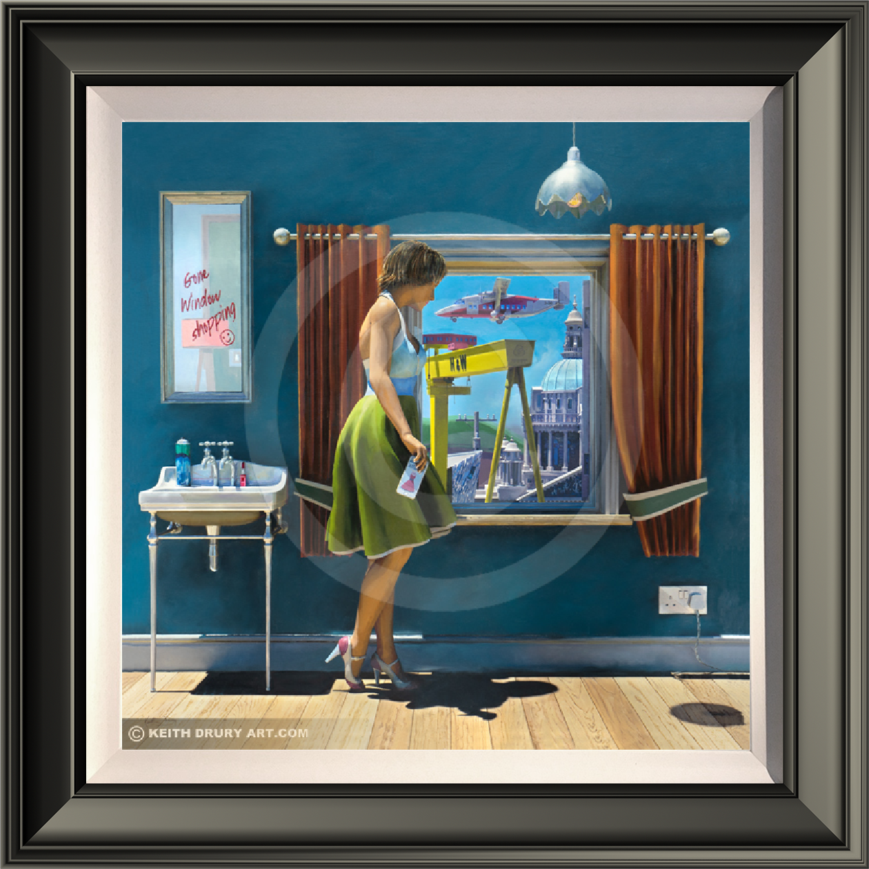 The Washroom Window (Canvas Edition)